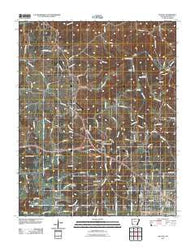 Batavia Arkansas Historical topographic map, 1:24000 scale, 7.5 X 7.5 Minute, Year 2011