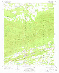 Bates Arkansas Historical topographic map, 1:24000 scale, 7.5 X 7.5 Minute, Year 1958