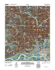 Batesville Arkansas Historical topographic map, 1:24000 scale, 7.5 X 7.5 Minute, Year 2011
