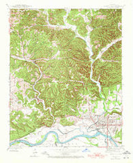 Batesville Arkansas Historical topographic map, 1:24000 scale, 7.5 X 7.5 Minute, Year 1943