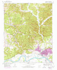 Batesville Arkansas Historical topographic map, 1:24000 scale, 7.5 X 7.5 Minute, Year 1943