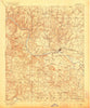 Batesville Arkansas Historical topographic map, 1:125000 scale, 30 X 30 Minute, Year 1891