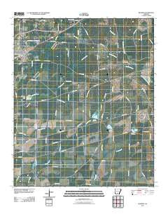 Bearden Arkansas Historical topographic map, 1:24000 scale, 7.5 X 7.5 Minute, Year 2011
