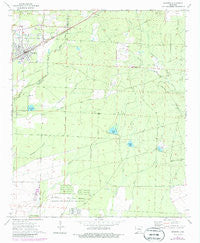 Bearden Arkansas Historical topographic map, 1:24000 scale, 7.5 X 7.5 Minute, Year 1973