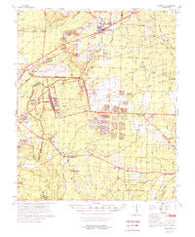 Bearden Arkansas Historical topographic map, 1:62500 scale, 15 X 15 Minute, Year 1978