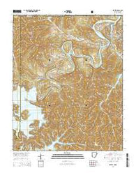 Beaver Arkansas Current topographic map, 1:24000 scale, 7.5 X 7.5 Minute, Year 2014