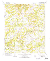 Bee Branch Arkansas Historical topographic map, 1:62500 scale, 15 X 15 Minute, Year 1961