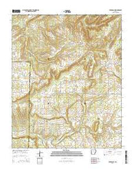 Bee Branch Arkansas Current topographic map, 1:24000 scale, 7.5 X 7.5 Minute, Year 2014
