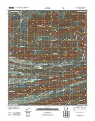 Bee Mountain Arkansas Historical topographic map, 1:24000 scale, 7.5 X 7.5 Minute, Year 2011