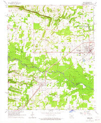 Beebe Arkansas Historical topographic map, 1:24000 scale, 7.5 X 7.5 Minute, Year 1963