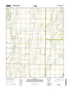 Beedeville Arkansas Current topographic map, 1:24000 scale, 7.5 X 7.5 Minute, Year 2014