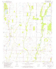 Beedeville Arkansas Historical topographic map, 1:24000 scale, 7.5 X 7.5 Minute, Year 1980
