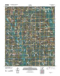Belfast Arkansas Historical topographic map, 1:24000 scale, 7.5 X 7.5 Minute, Year 2011