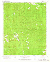Belfast Arkansas Historical topographic map, 1:24000 scale, 7.5 X 7.5 Minute, Year 1964