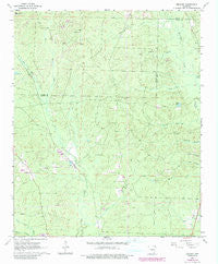 Belfast Arkansas Historical topographic map, 1:24000 scale, 7.5 X 7.5 Minute, Year 1964