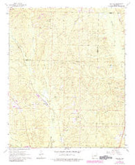 Belfast Arkansas Historical topographic map, 1:24000 scale, 7.5 X 7.5 Minute, Year 1964