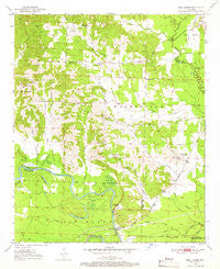 Ben Lomond Arkansas Historical topographic map, 1:24000 scale, 7.5 X 7.5 Minute, Year 1950