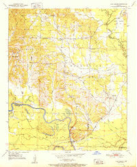 Ben Lomond Arkansas Historical topographic map, 1:24000 scale, 7.5 X 7.5 Minute, Year 1951