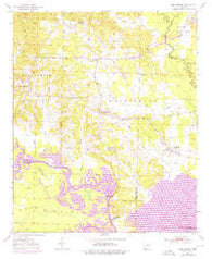 Ben Lomond Arkansas Historical topographic map, 1:24000 scale, 7.5 X 7.5 Minute, Year 1950