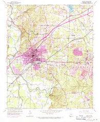 Benton Arkansas Historical topographic map, 1:24000 scale, 7.5 X 7.5 Minute, Year 1944
