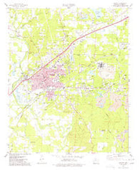 Benton Arkansas Historical topographic map, 1:24000 scale, 7.5 X 7.5 Minute, Year 1974