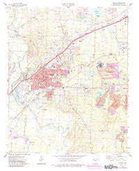 Benton Arkansas Historical topographic map, 1:24000 scale, 7.5 X 7.5 Minute, Year 1974