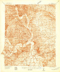Benton Arkansas Historical topographic map, 1:48000 scale, 15 X 15 Minute, Year 1938