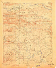 Benton Arkansas Historical topographic map, 1:125000 scale, 30 X 30 Minute, Year 1894