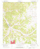 Bentonville North Arkansas Historical topographic map, 1:24000 scale, 7.5 X 7.5 Minute, Year 1970