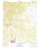 Bentonville North Arkansas Historical topographic map, 1:24000 scale, 7.5 X 7.5 Minute, Year 1970