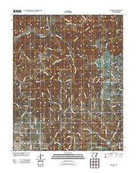 Bergman Arkansas Historical topographic map, 1:24000 scale, 7.5 X 7.5 Minute, Year 2011