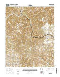 Bergman Arkansas Current topographic map, 1:24000 scale, 7.5 X 7.5 Minute, Year 2014
