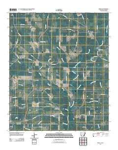 Berlin Arkansas Historical topographic map, 1:24000 scale, 7.5 X 7.5 Minute, Year 2011