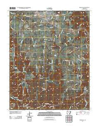 Berryville Arkansas Historical topographic map, 1:24000 scale, 7.5 X 7.5 Minute, Year 2011