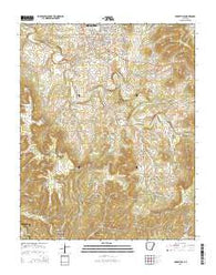 Berryville Arkansas Current topographic map, 1:24000 scale, 7.5 X 7.5 Minute, Year 2014