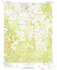 Berryville Arkansas Historical topographic map, 1:24000 scale, 7.5 X 7.5 Minute, Year 1972