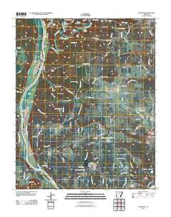 Bethesda Arkansas Historical topographic map, 1:24000 scale, 7.5 X 7.5 Minute, Year 2011