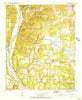 Bethesda Arkansas Historical topographic map, 1:24000 scale, 7.5 X 7.5 Minute, Year 1942