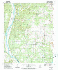 Bethesda Arkansas Historical topographic map, 1:24000 scale, 7.5 X 7.5 Minute, Year 1989