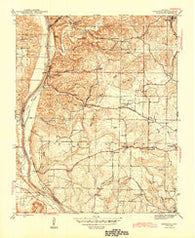 Bethesda Arkansas Historical topographic map, 1:31680 scale, 7.5 X 7.5 Minute, Year 1942