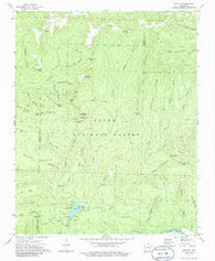 Bidville Arkansas Historical topographic map, 1:24000 scale, 7.5 X 7.5 Minute, Year 1973