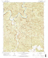 Big Flat Arkansas Historical topographic map, 1:24000 scale, 7.5 X 7.5 Minute, Year 1966