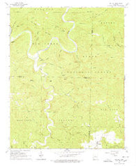 Big Flat Arkansas Historical topographic map, 1:24000 scale, 7.5 X 7.5 Minute, Year 1966