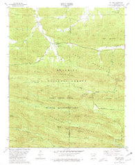Big Fork Arkansas Historical topographic map, 1:24000 scale, 7.5 X 7.5 Minute, Year 1980
