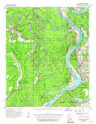 Big Island Arkansas Historical topographic map, 1:62500 scale, 15 X 15 Minute, Year 1939