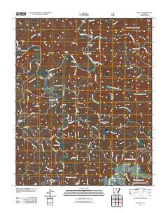 Big Flat Arkansas Historical topographic map, 1:24000 scale, 7.5 X 7.5 Minute, Year 2011