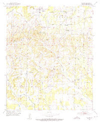 Blevins Arkansas Historical topographic map, 1:24000 scale, 7.5 X 7.5 Minute, Year 1951