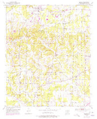 Blevins Arkansas Historical topographic map, 1:24000 scale, 7.5 X 7.5 Minute, Year 1951