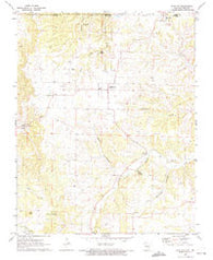 Blue Eye Arkansas Historical topographic map, 1:24000 scale, 7.5 X 7.5 Minute, Year 1972