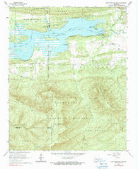 Blue Mountain Dam Arkansas Historical topographic map, 1:24000 scale, 7.5 X 7.5 Minute, Year 1966